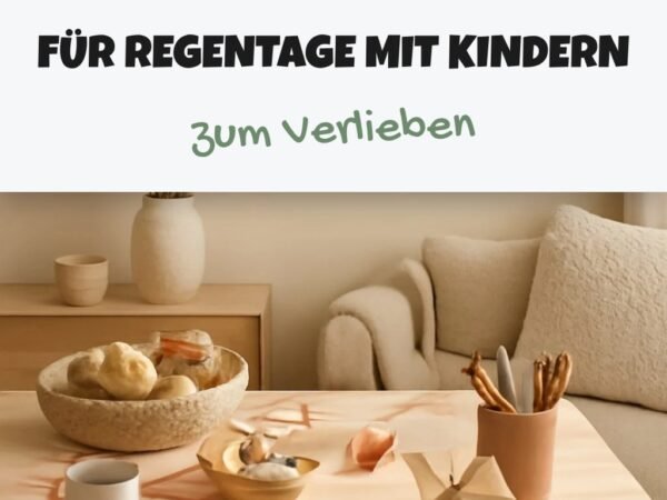 10 kreative Bastel-Familien-Ideen für Regentage mit Kindern