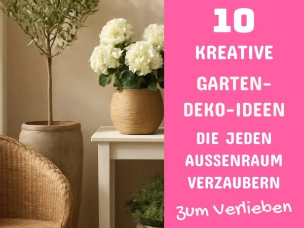 10 kreative Garten-Deko-Ideen die jeden Außenraum verzaubern