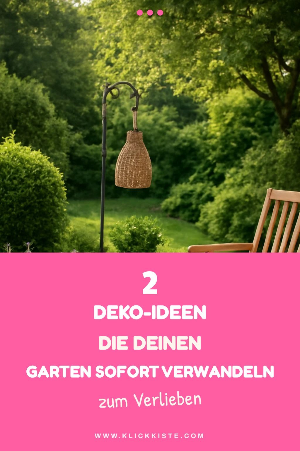 So zauberst du mit Deko besonderen Flair in deinen Garten