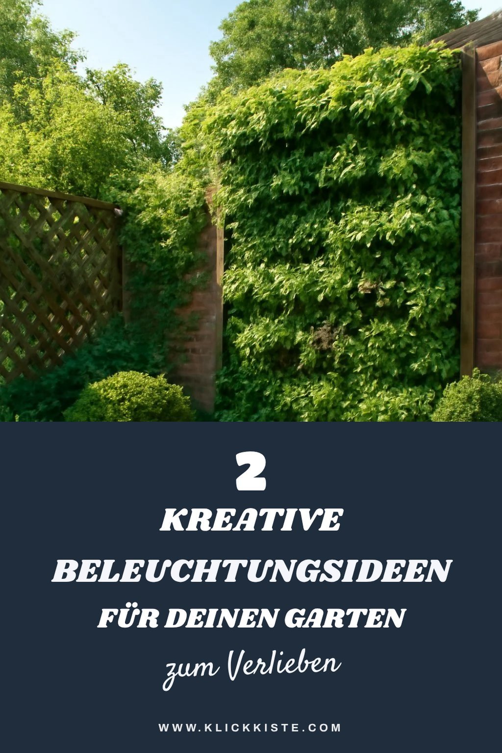 Stimmungsvolle Beleuchtung für den Garten
