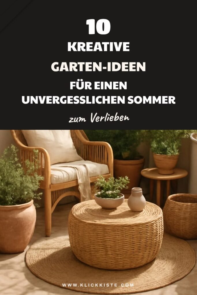 10 kreative Garten-Ideen für einen unvergesslichen Sommer 2026