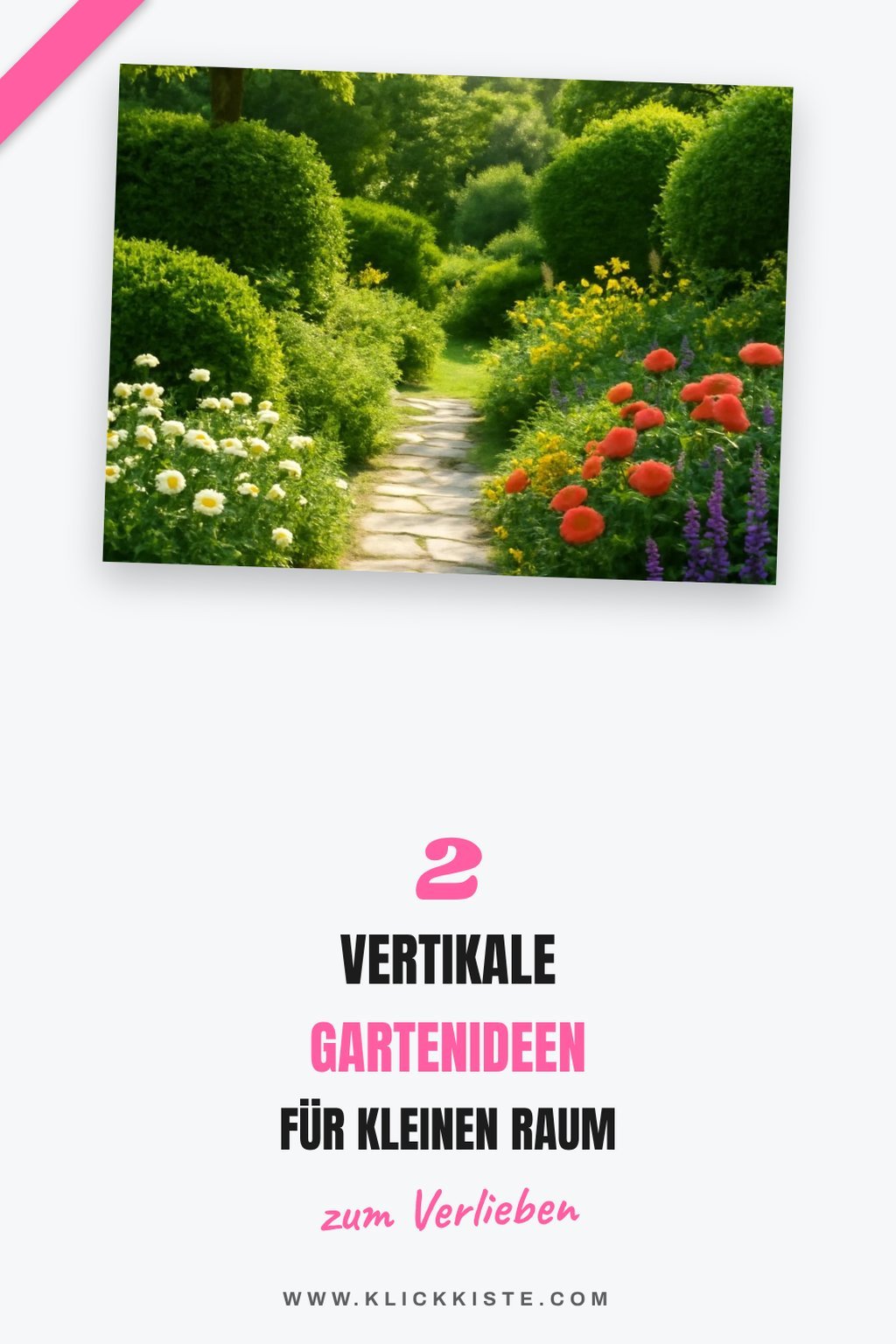 Vertikale Gärten für kleinen Platz