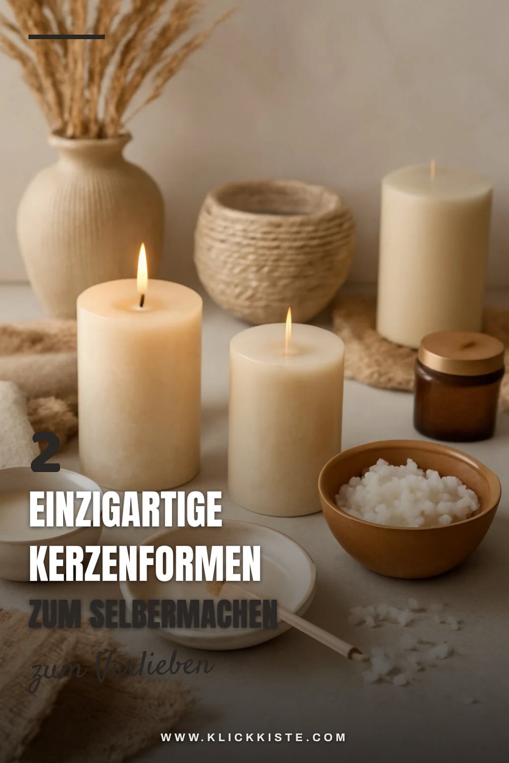 So kreierst du einzigartige Kerzenformen