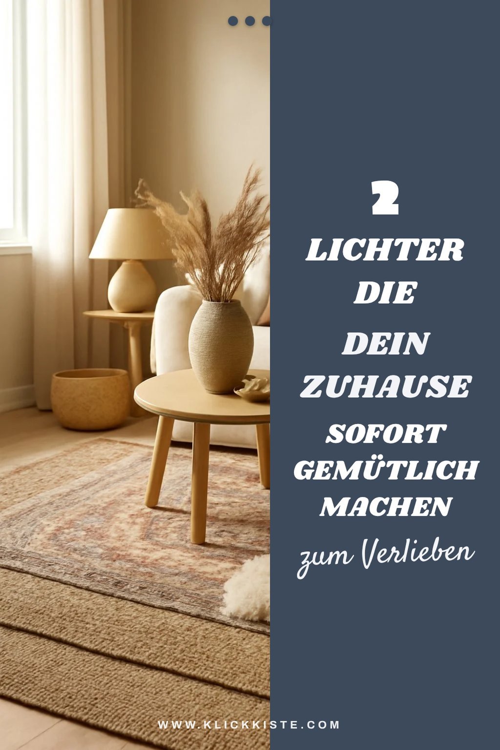 Lichter und Beleuchtung für Gemütlichkeit