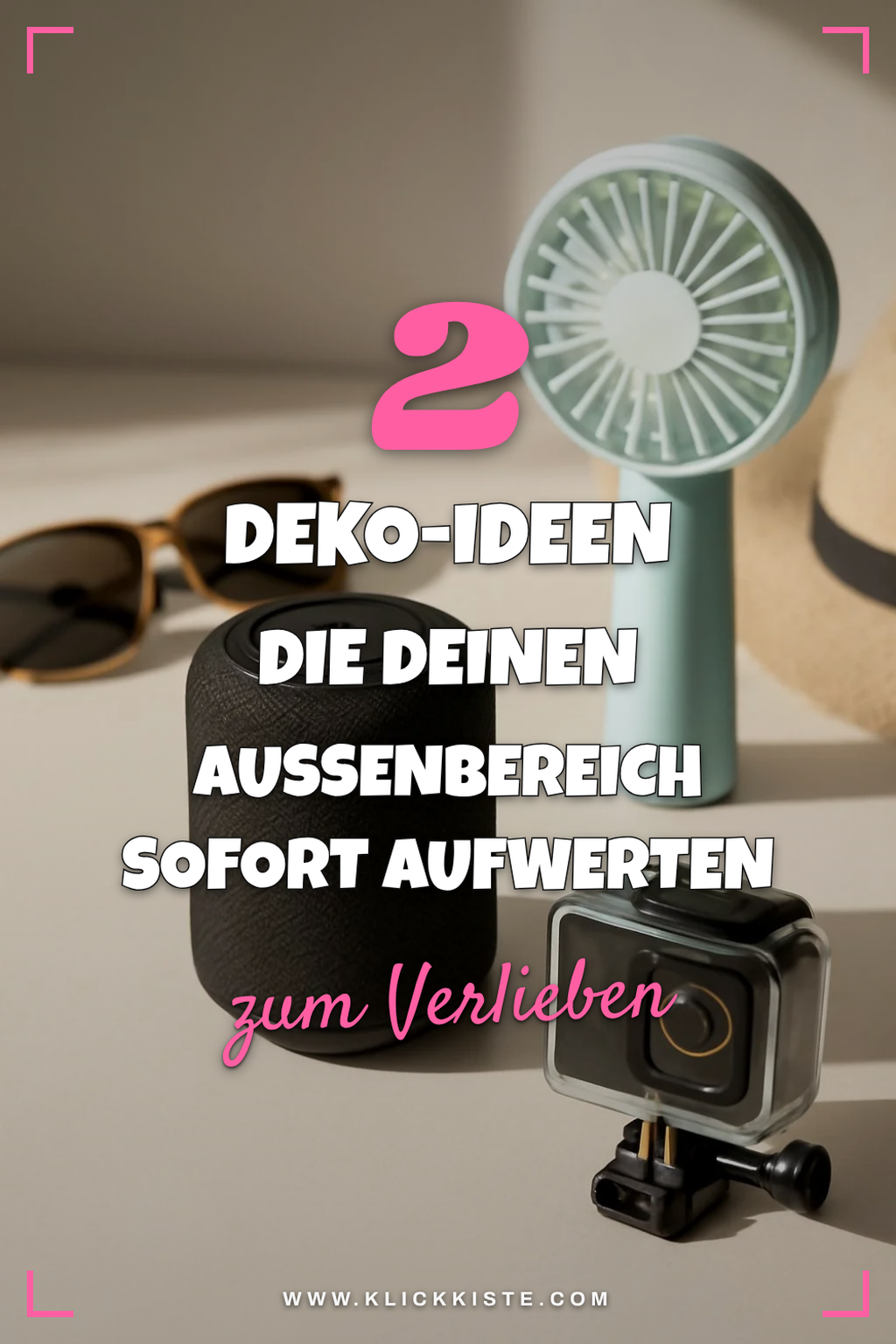 Coole Dekoration für den Außenbereich