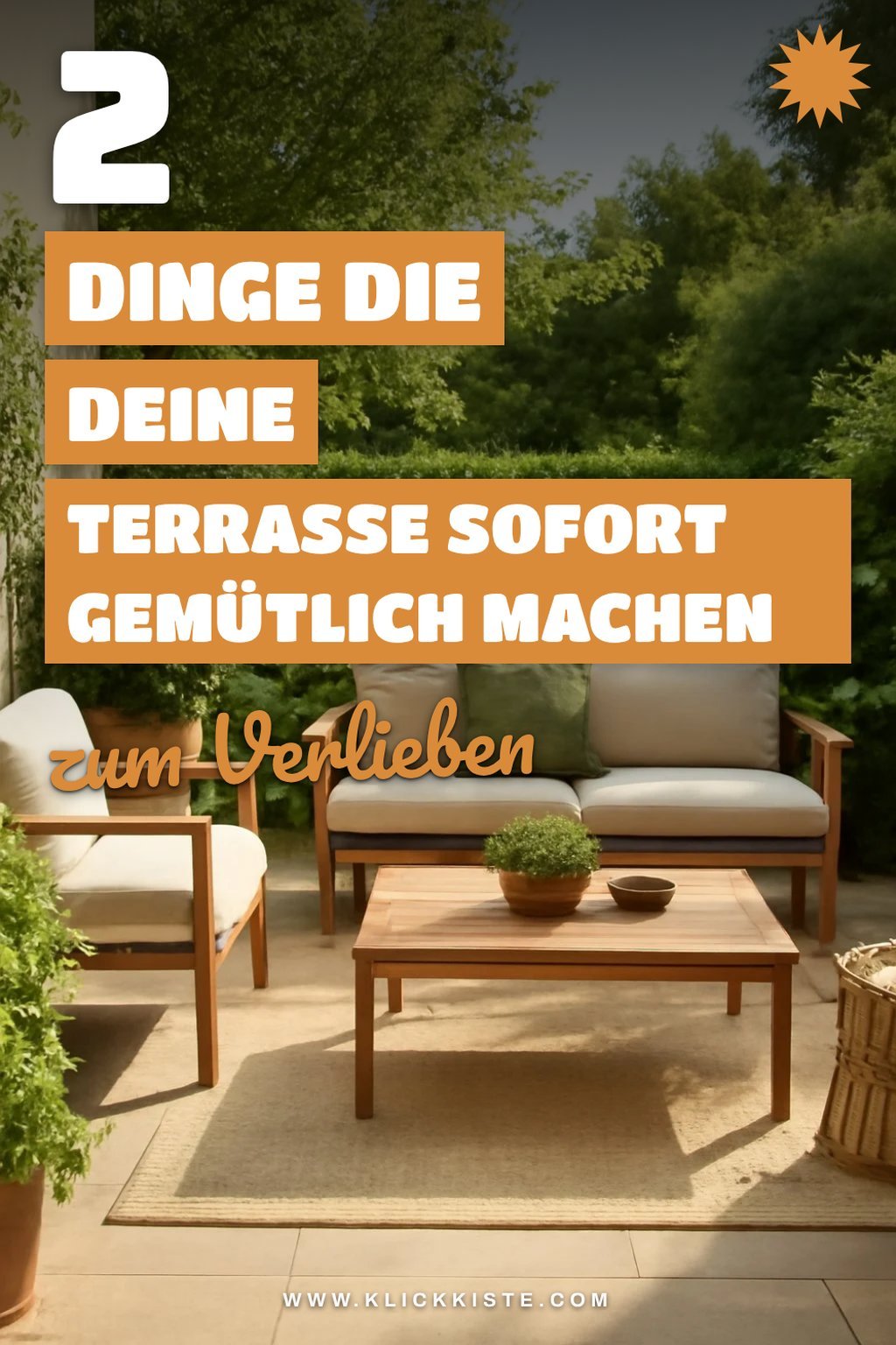 So verwandelst du deine Terrasse in eine Wohlfühl-Oase
