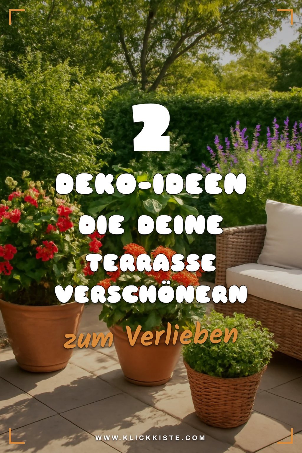 Deko-Ideen für eine stilvolle Terrasse