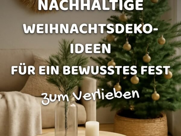 10 nachhaltige Weihnachtsdeko-Ideen für ein bewusstes Fest