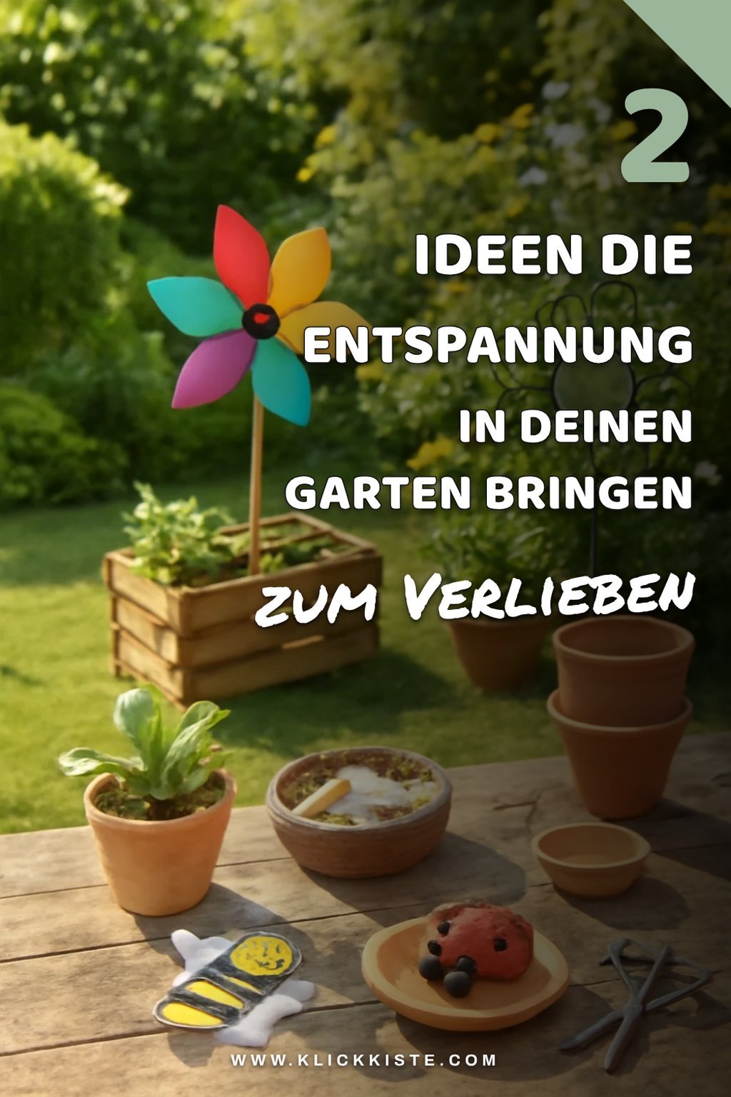 Entspannungszonen im Garten schaffen