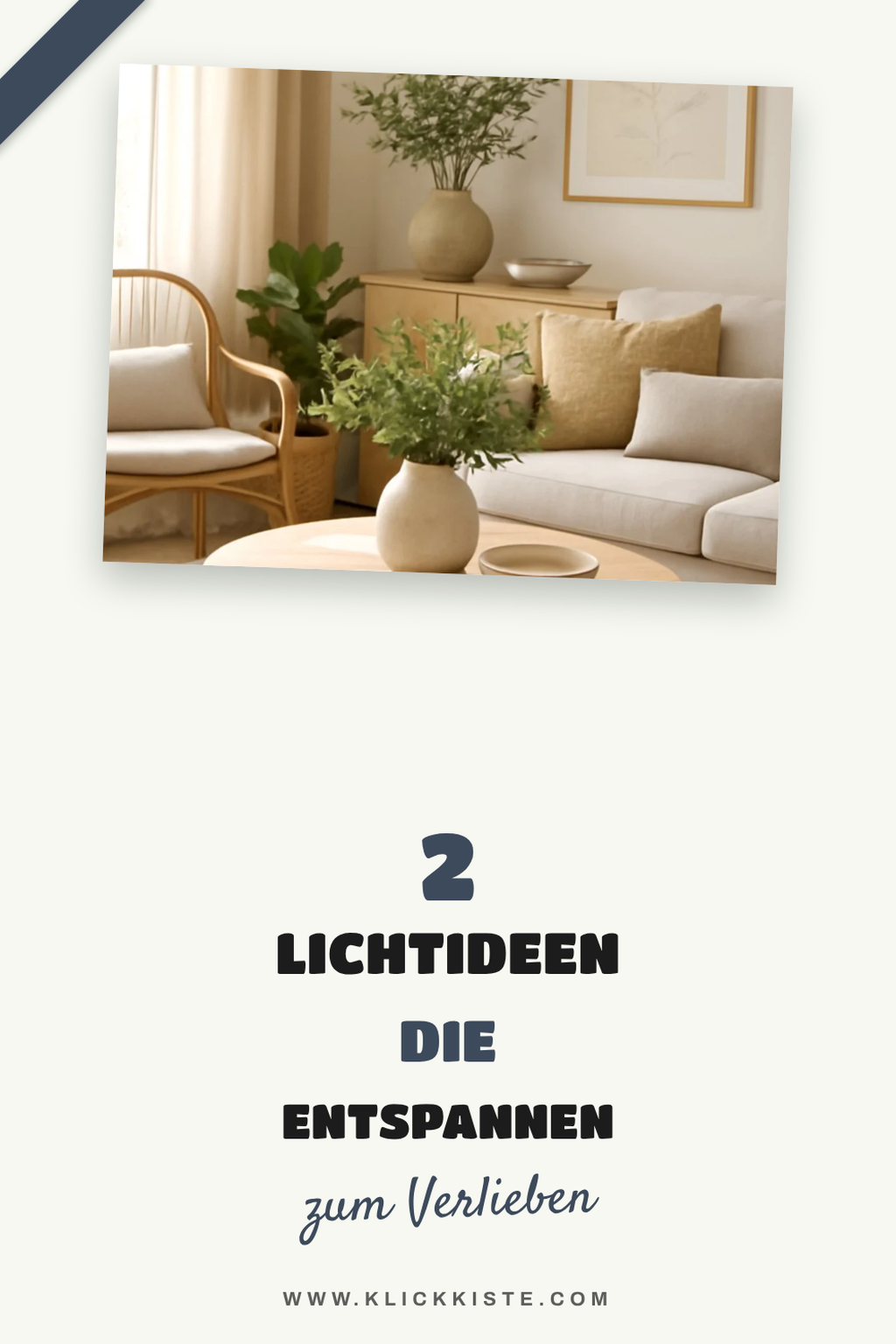 Entspannende Beleuchtung für ruhige Abende