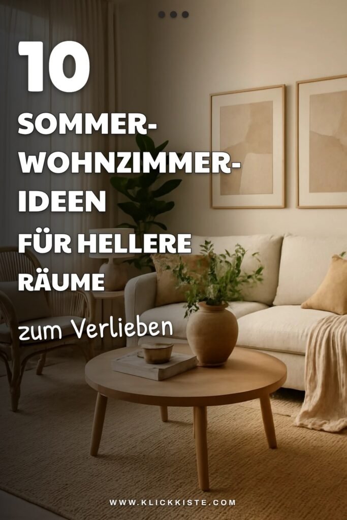 10 Sommer-Wohnzimmer-Ideen für hellere Räume