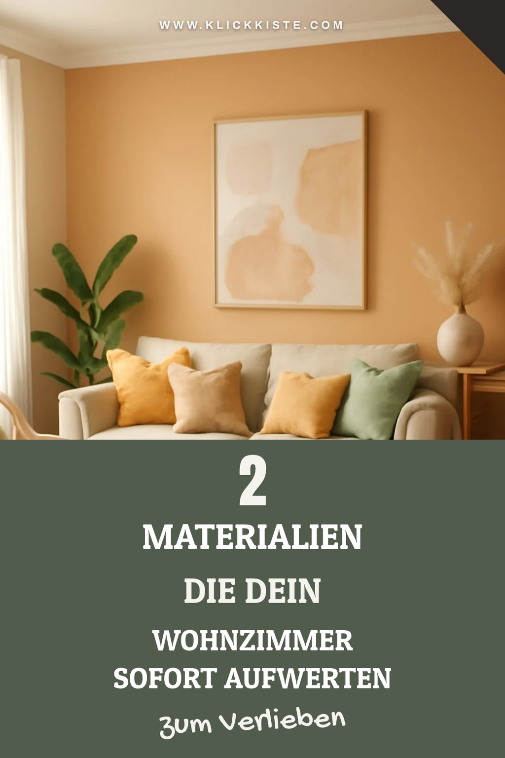 Natürliche Materialien für ein frisches Ambiente