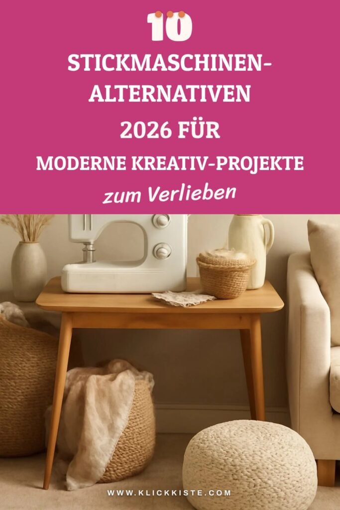 10 Stickmaschinen-Alternativen 2026 für moderne Kreativ-Projekte