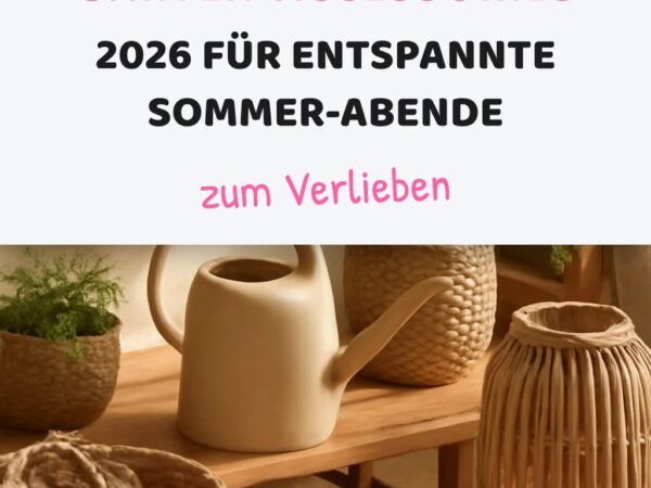 10 stylische Garten-Accessoires 2026 für entspannte Sommer-Abende