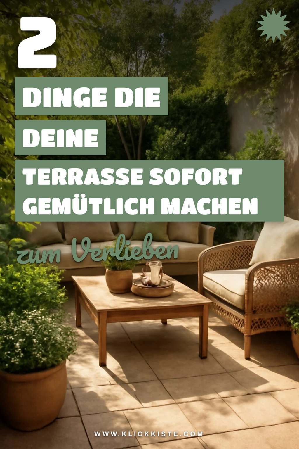 So verwandelst du deine Terrasse in ein gemütliches Paradies