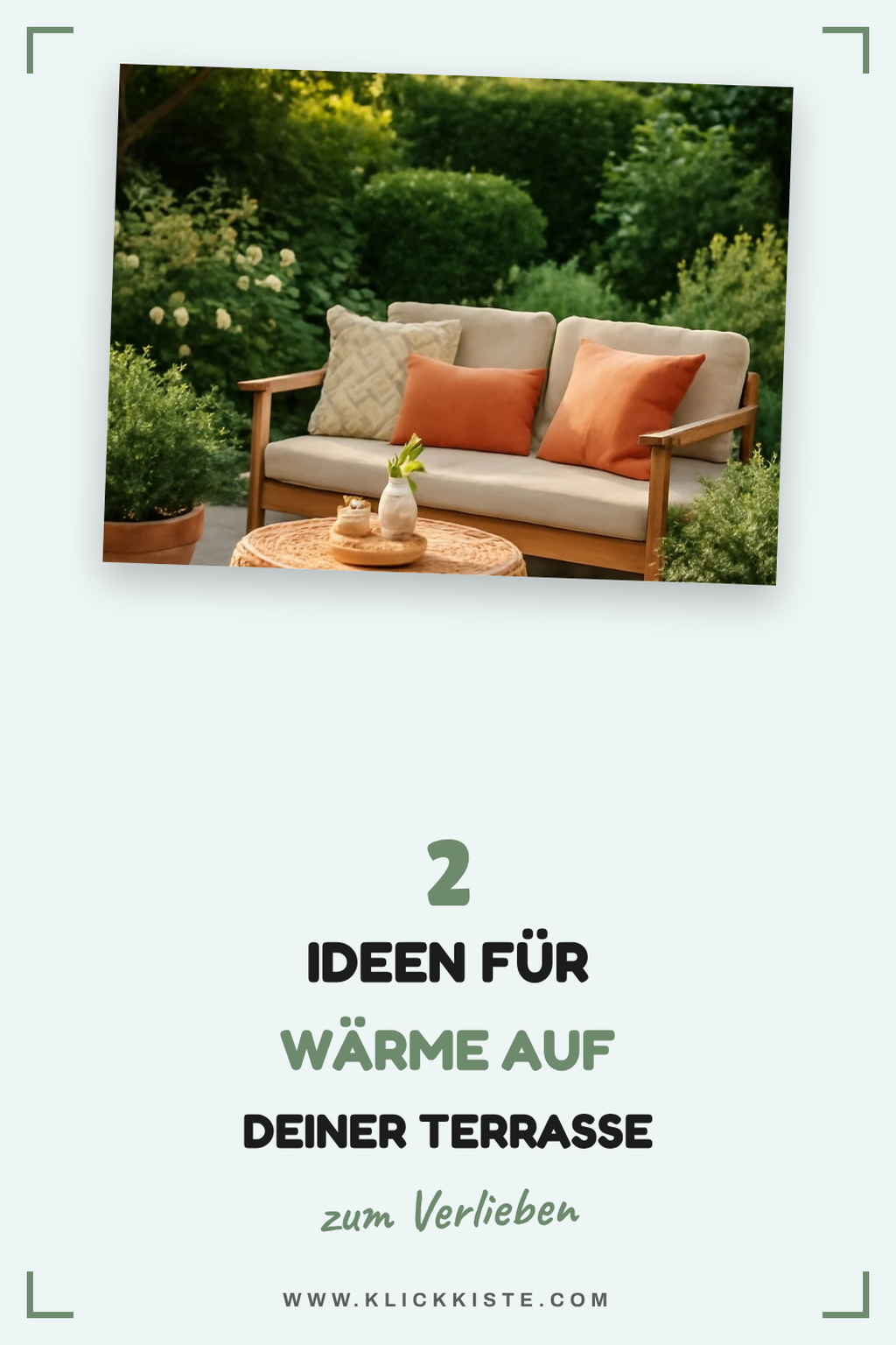 Wärme für kühle Sommerabende