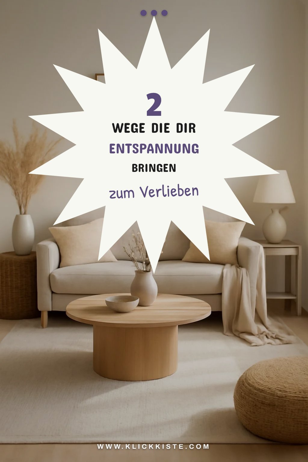 So schaffst du Raum für Entspannung