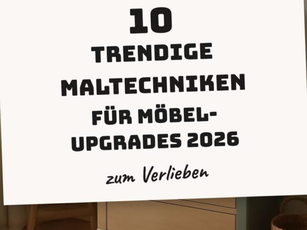 10 trendige Maltechniken für Möbel-Upgrades 2026