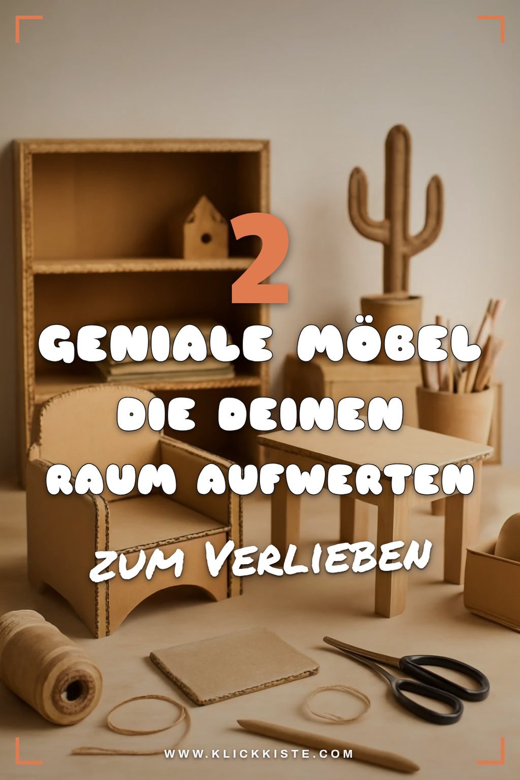 Kreative Möbel aus Karton gestalten