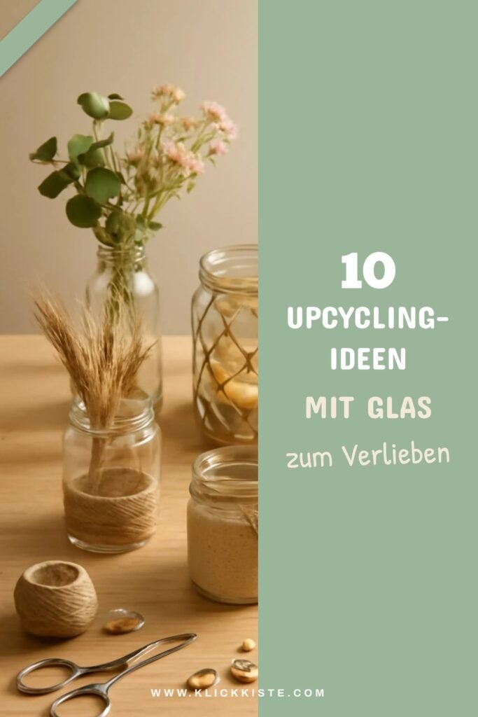 10 Upcycling-Ideen mit Glas — von Vasen bis Laternen
