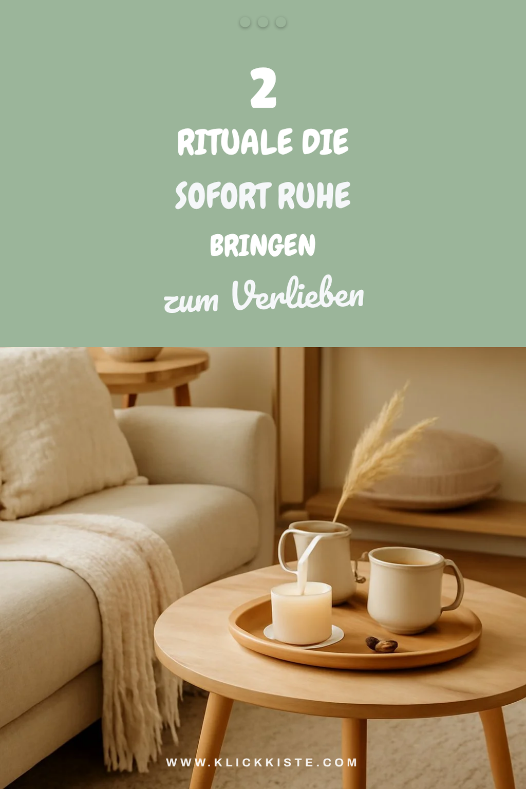 Wie du mit kleinen Ritualen mehr Ruhe findest