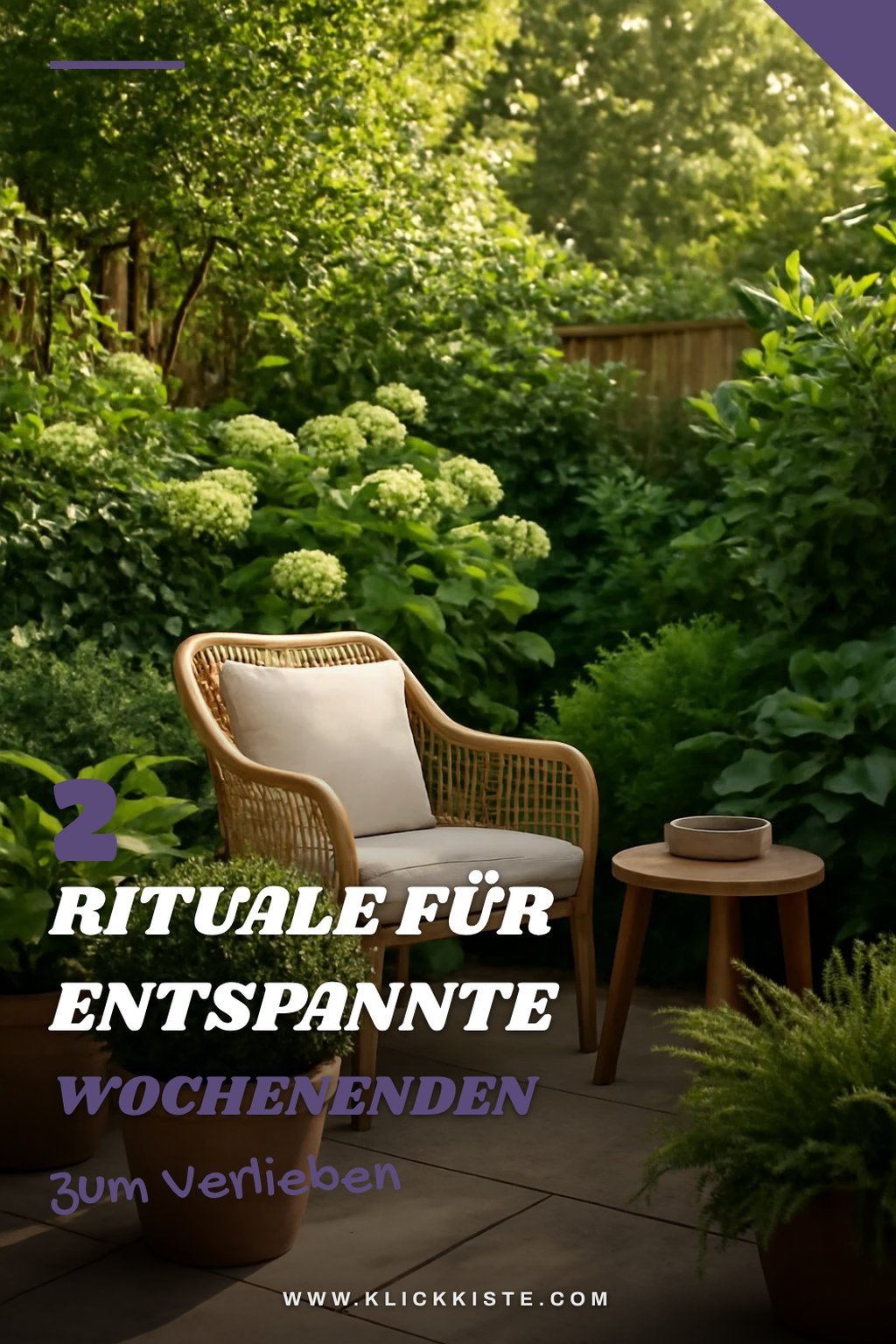 Rituale für mehr Entspannung einführen