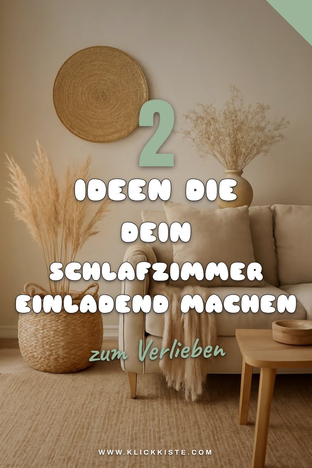 Wie du dein Schlafzimmer mit Naturfasern verschönerst