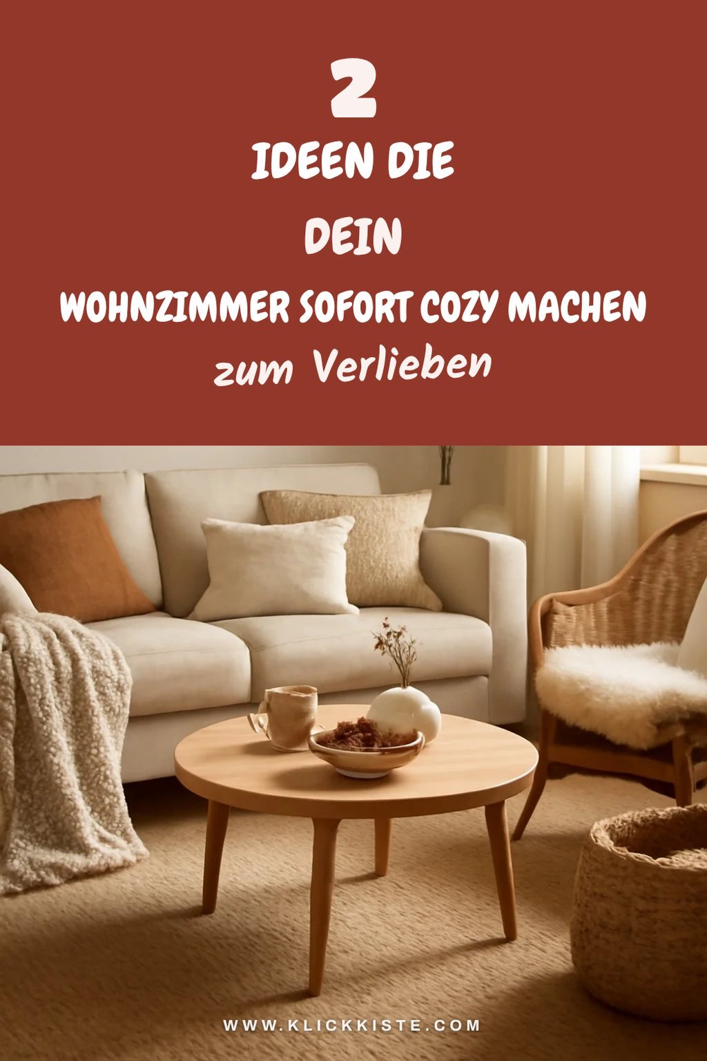 So schaffst du eine gemütliche Winteratmosphäre im Wohnzimmer
