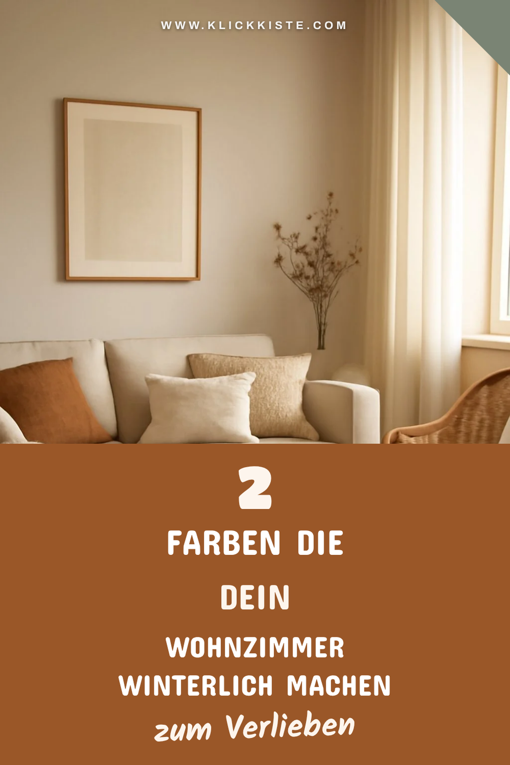 Farbliche Akzente für winterliche Gemütlichkeit