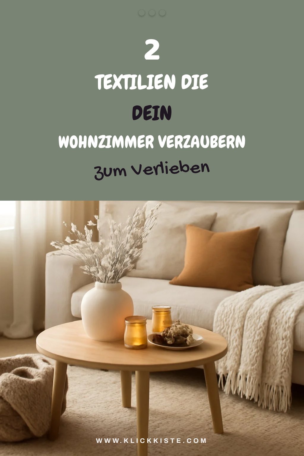 Textilien für mehr Gemütlichkeit