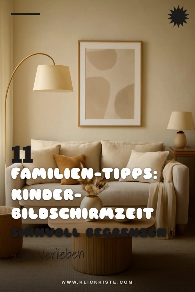 11 Familien-Tipps: Kinder-Bildschirmzeit sinnvoll begrenzen