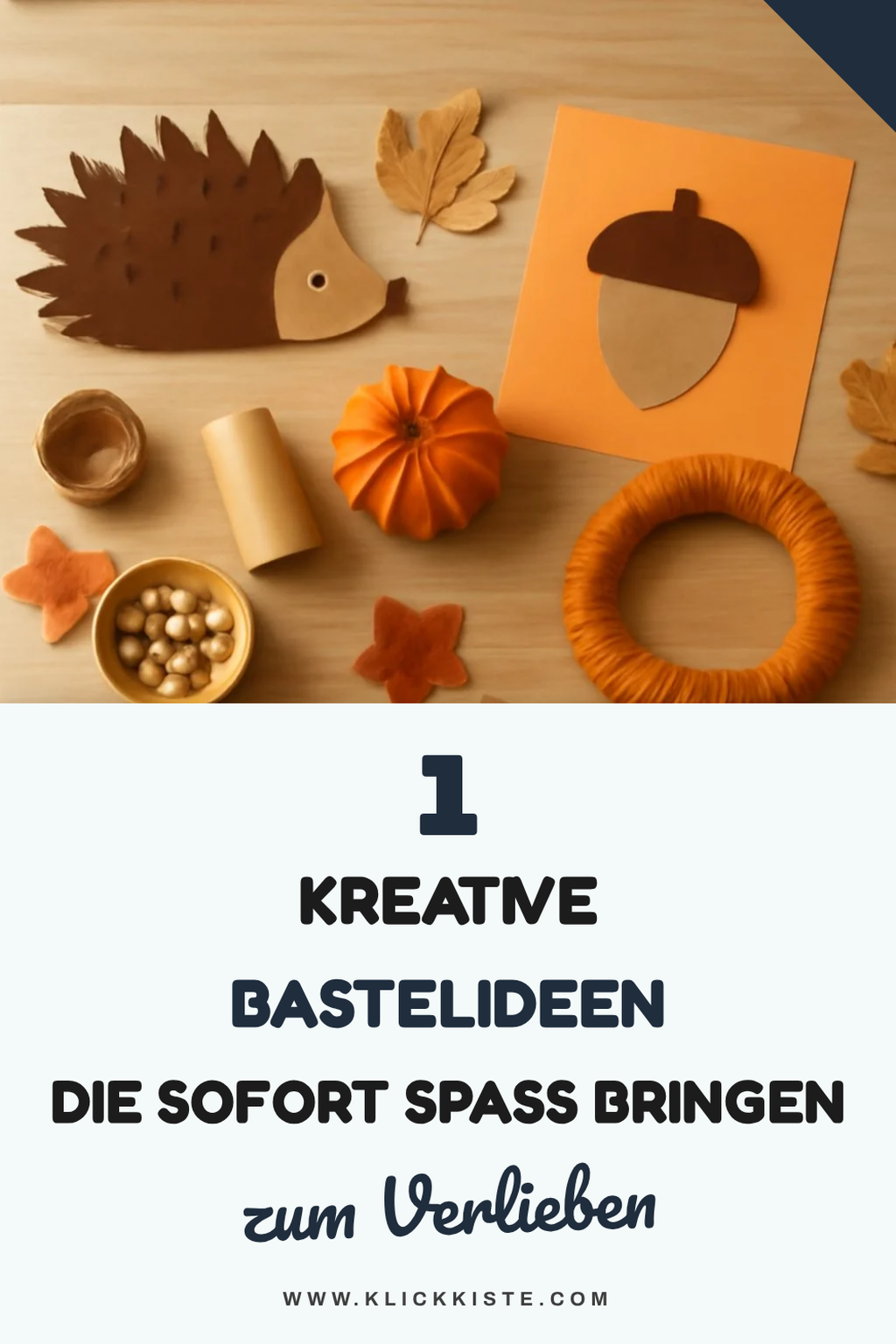 12 kreative Bastelideen für den Herbst mit Kindern