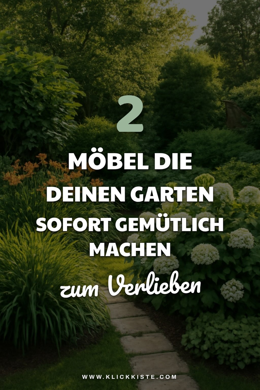 Diese 4 Möbel verwandeln deinen Garten in ein Wohnzimmer