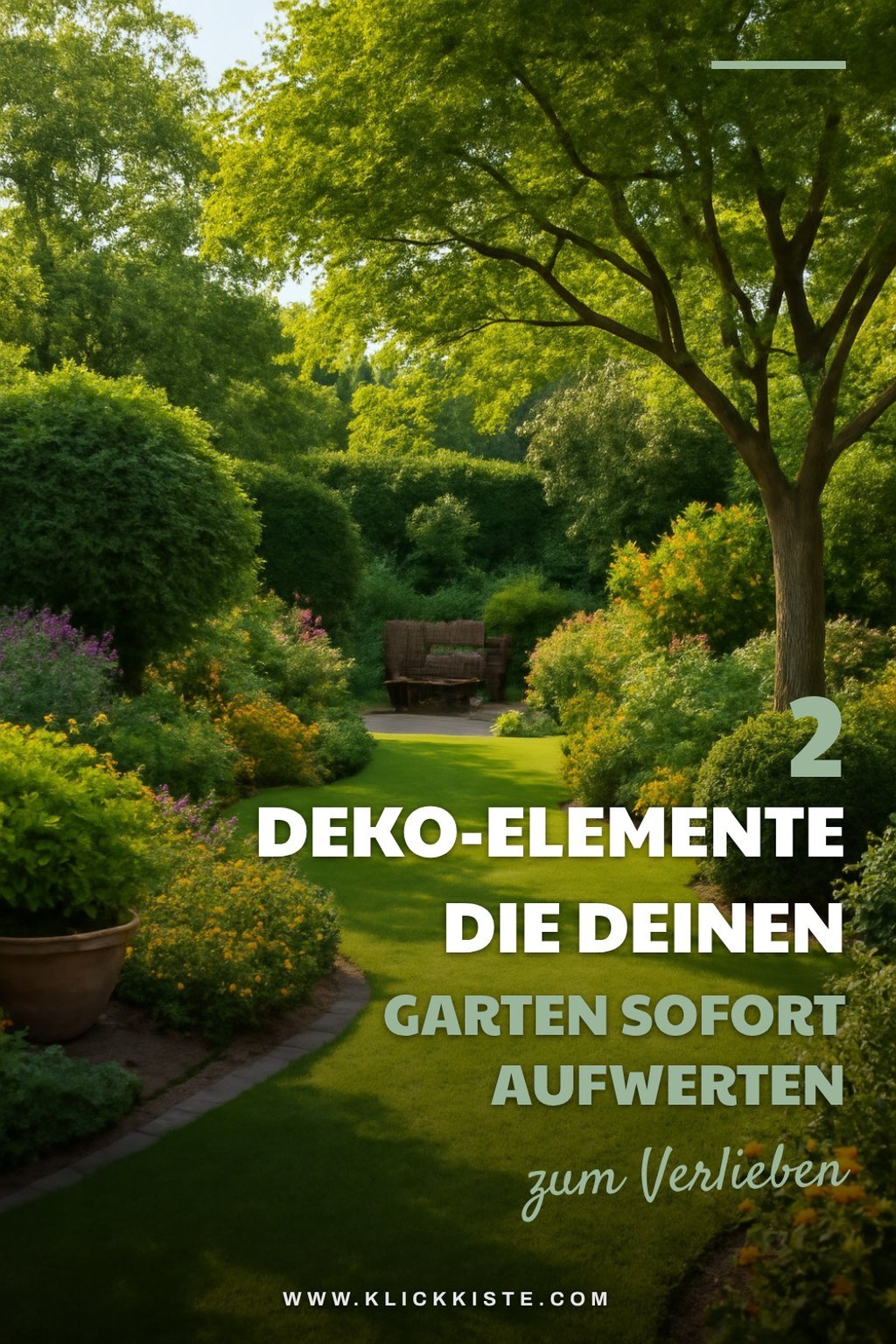 Diese 3 Deko-Elemente verleihen deinem Garten Stil