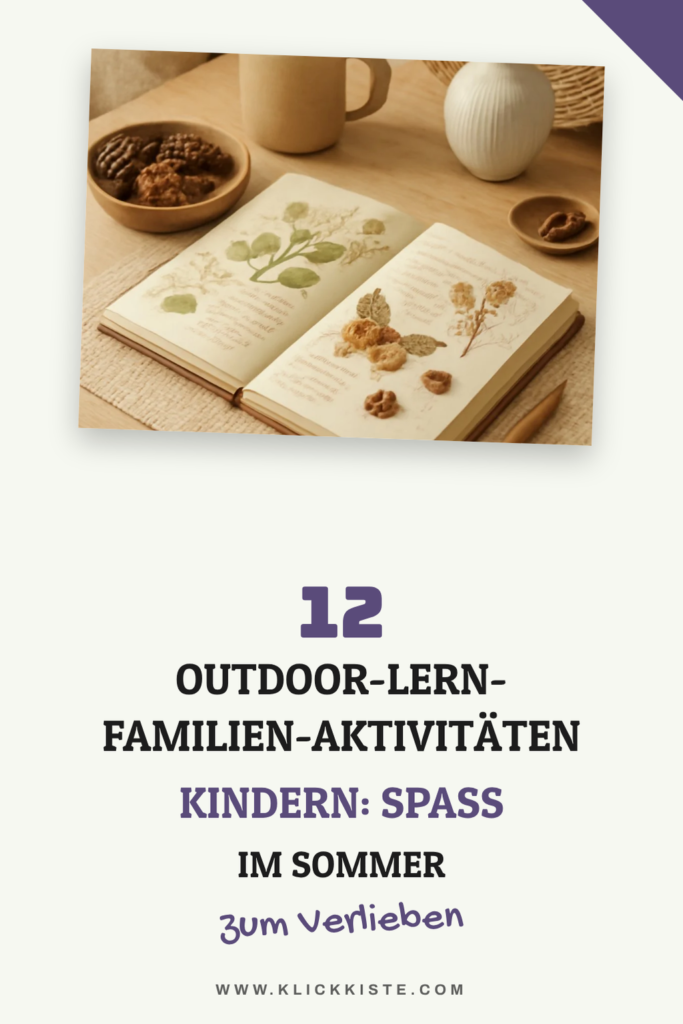 12 Outdoor-Lern-Familien-Aktivitäten Kindern: Spaß im Sommer