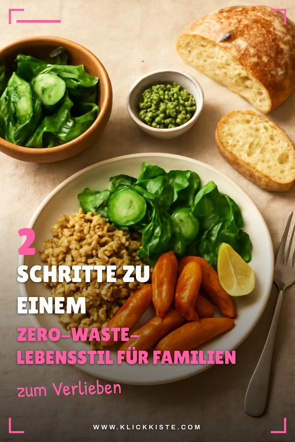 Einfacher Zero-Waste-Lebensstil für Familien