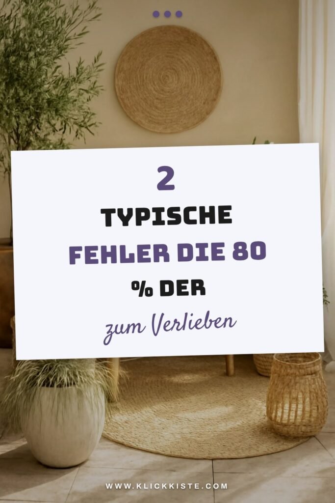 2 typische Fehler die 80 % der Terrassen-Dekorateure machen