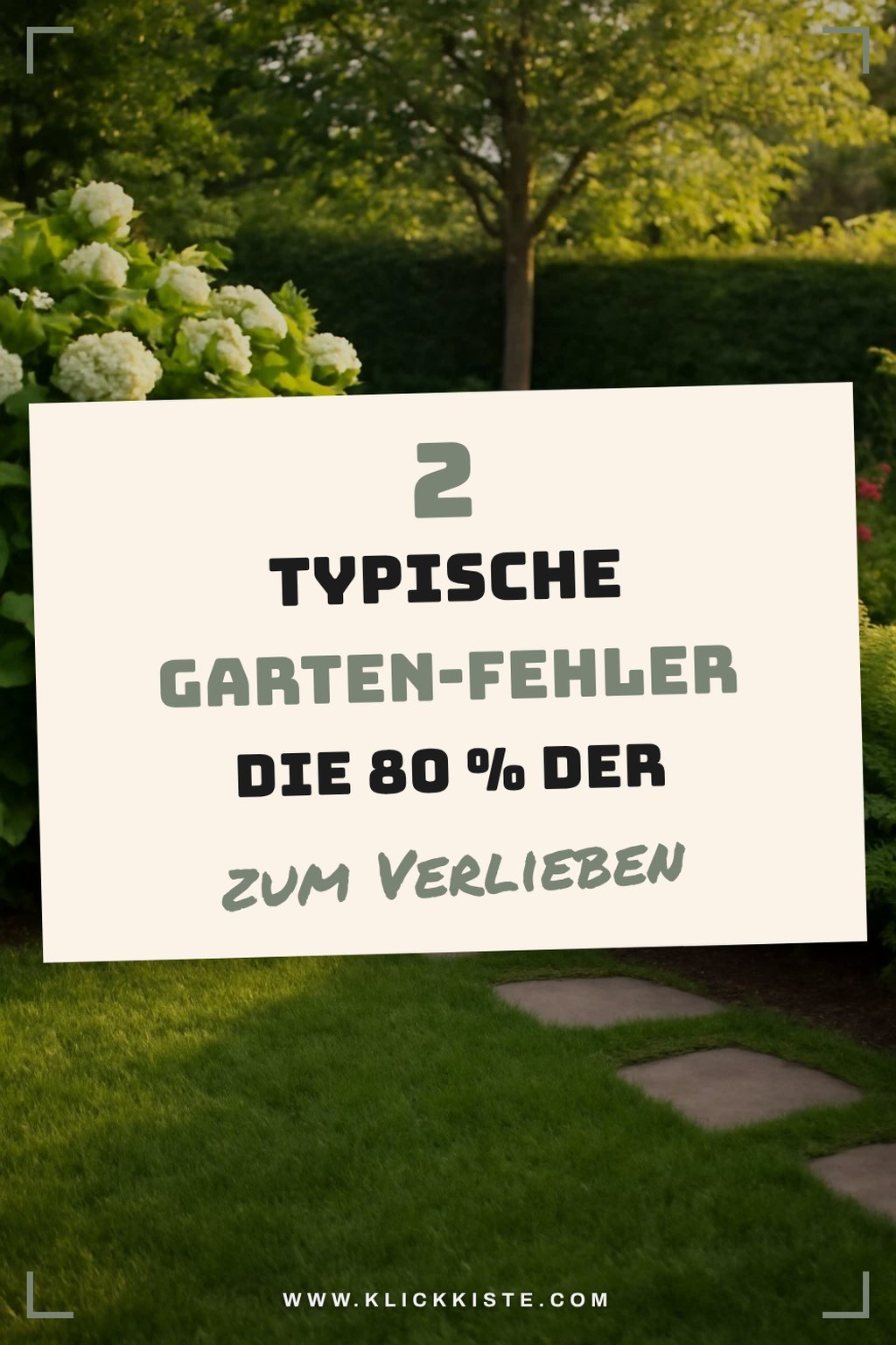 2 typische Garten-Fehler die 80 % der Gärtner machen — Lösungs-Schritt