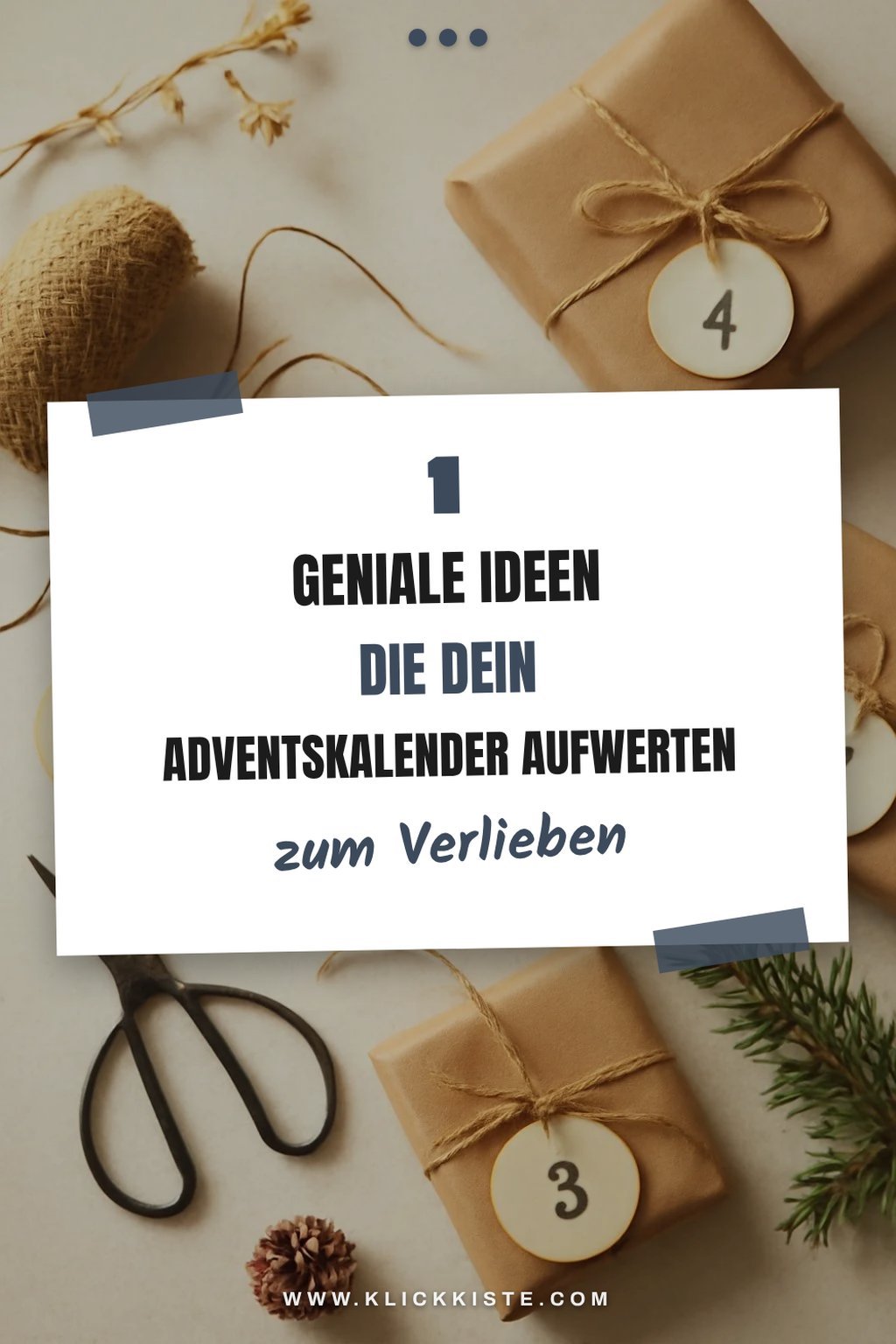 So gestaltest du kreative Adventskalender Geschenke selbst