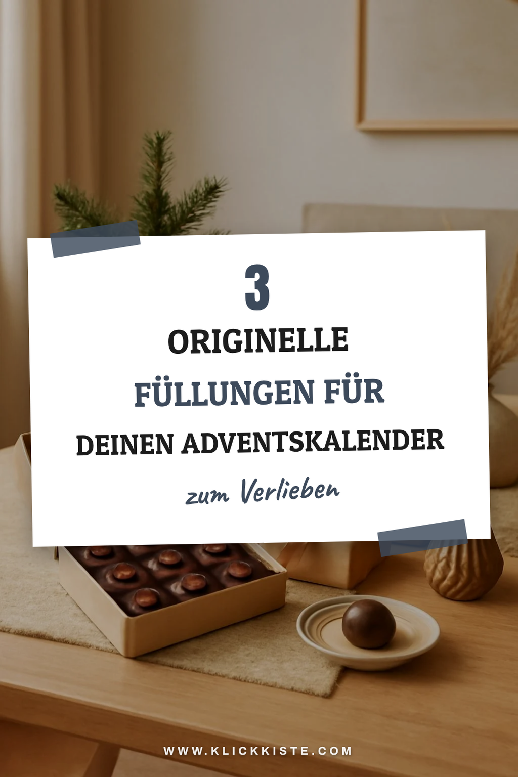 Originelle Ideen für Adventskalender Füllungen