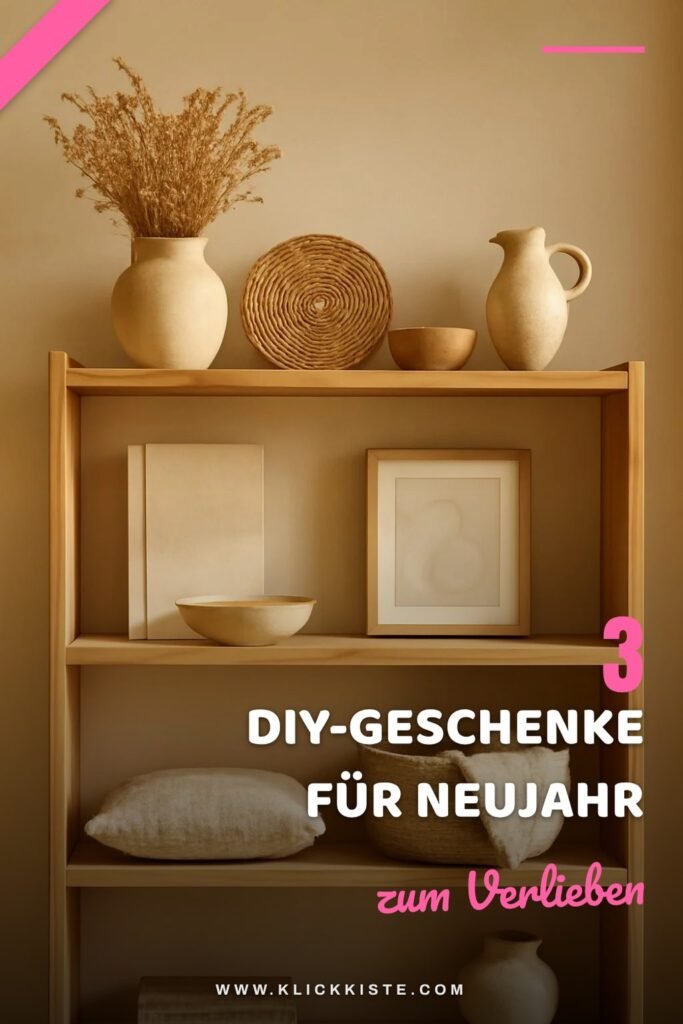 3 DIY-Geschenke für Neujahr — persönlich + kreativ