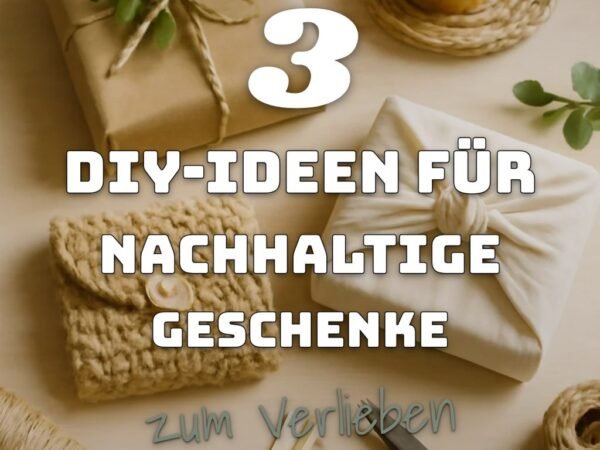 3 DIY-Ideen für nachhaltige Geschenke
