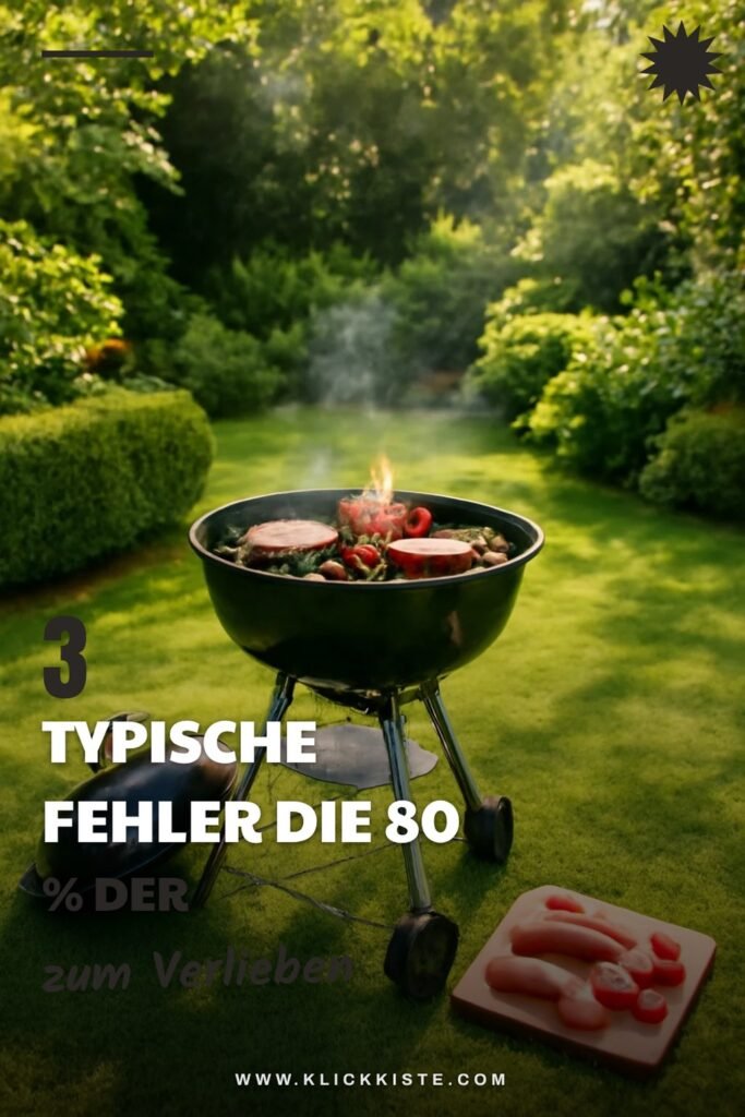 3 typische Fehler die 80 % der Gartenfreunde beim Grillen machen