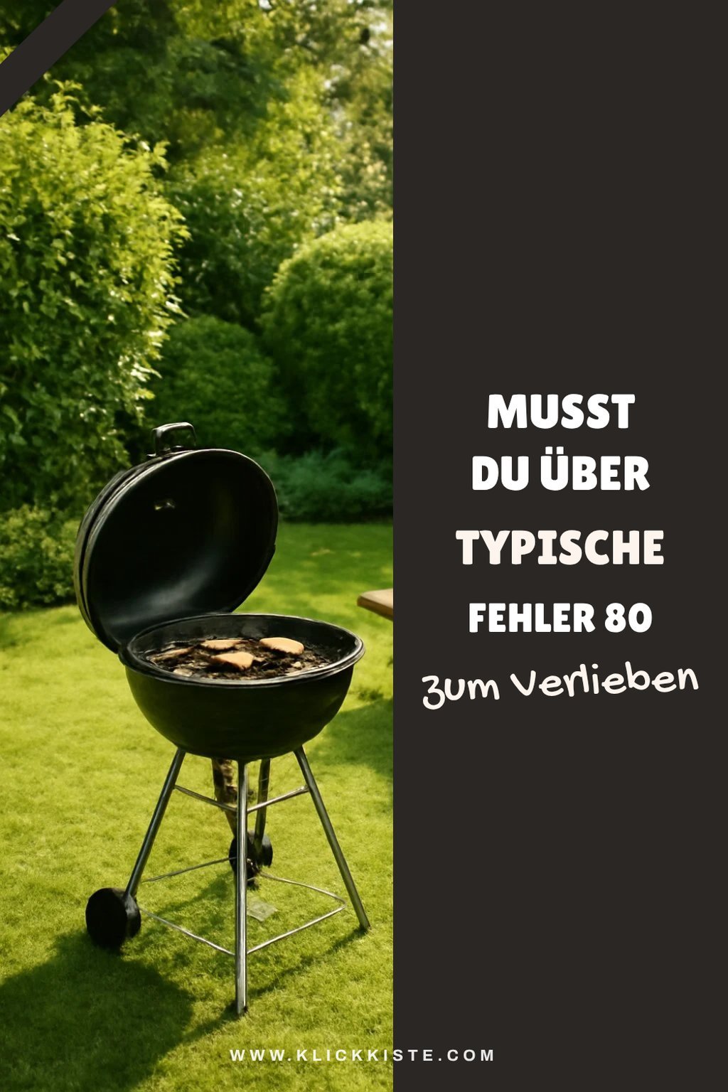 3 typische Fehler die 80 % der Gartenfreunde beim Grillen machen — Detail