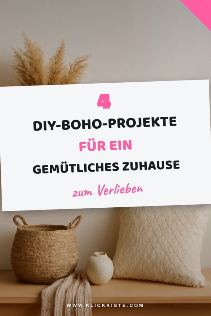 4 DIY-Boho-Projekte für ein gemütliches Zuhause