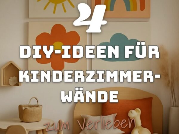 4 DIY-Ideen für Kinderzimmer-Wände — kreativ + farbenfroh