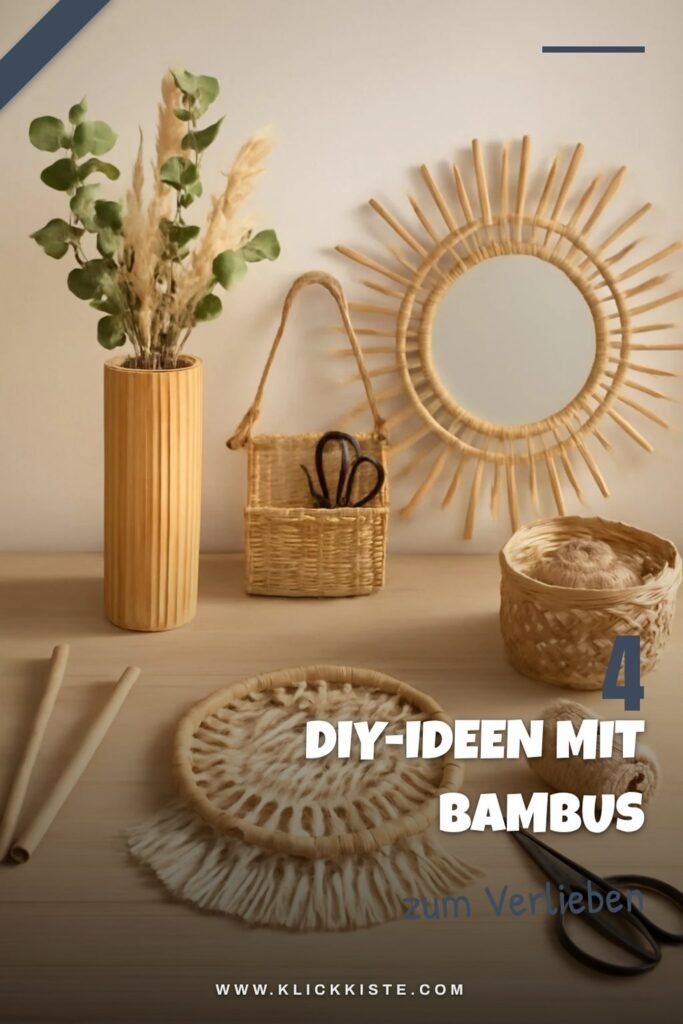 4 DIY-Ideen mit Bambus — nachhaltig + stylisch