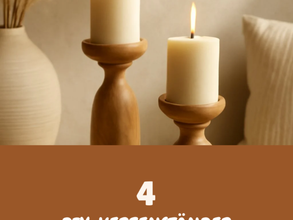 4 DIY-Kerzenständer aus Holz — mit Anleitung