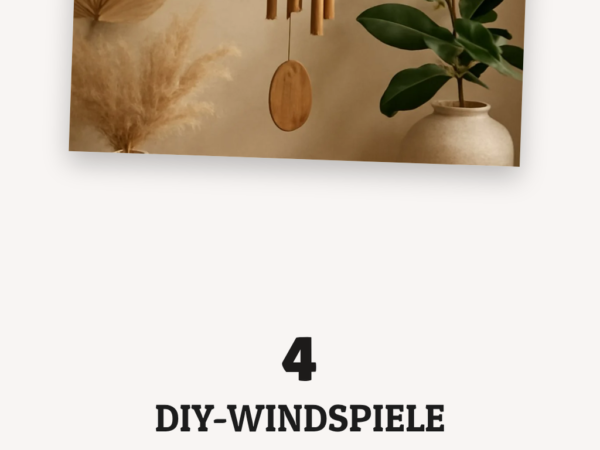 4 DIY-Windspiele aus Naturmaterial