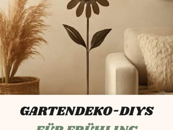 4 Gartendeko-DIYs für Frühling + Sommer